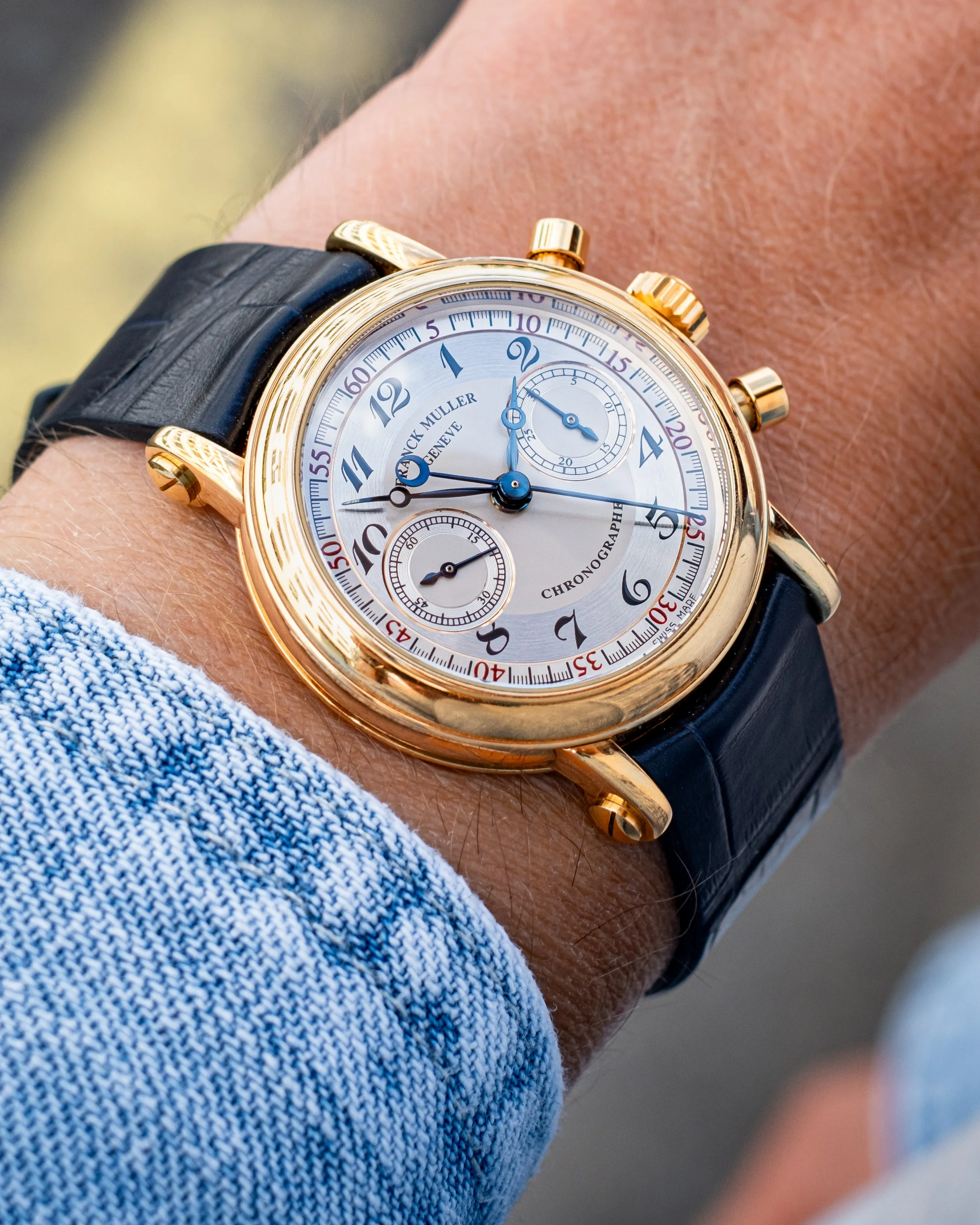 1990's Franck Muller 'Lemania 2320' Chronograph 2300 no. 00 Full